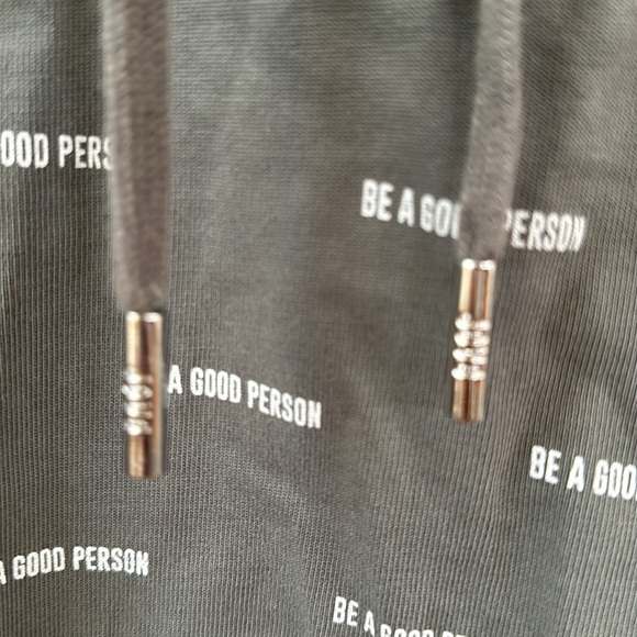 BE A GOOD PERSON grey hoodie - Picture 3 of 7